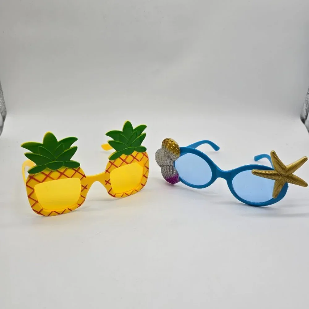 Kids Novelty Sunglasses Set Pineapple Starfish